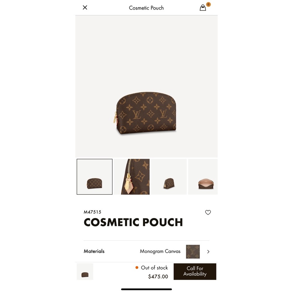 Louis Vuitton Cosmetic Pouch